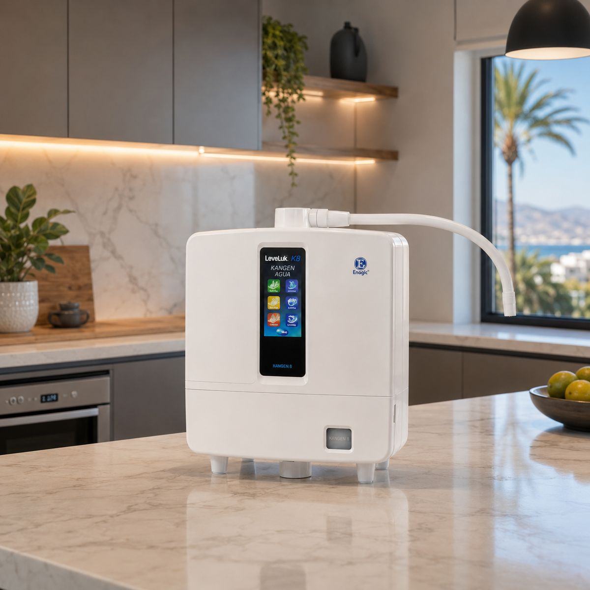 Ionizador de agua instalado en la cocina de una vivienda en Gran Canaria